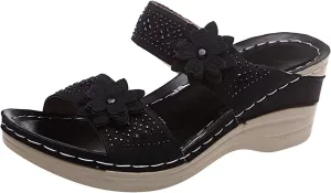 Orthopedic Sandals for Planters Fasciitis for Women Orthotic Womens Slippers with Support Womens High Arch Support Sandals Orthopedic Flip Flops Sandals for Women Waterproof Womens Shoes