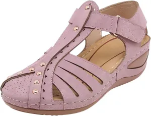 Orthopedic Sandals for Women Dressy Rhinestone Embellished Orthotic Sandals Adjustable Straps Arch Support Cushion Platform Casual Vacation Footwear Summer Flip Flops for Women