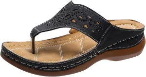 Orthopedic Sandals for Women Wide Orthopedic Womens Slides with Arch Support Sandalias De Mujer Orthopedic Leather Flip Flops Women Orthopedic Leather Sandals for Women Arch Support