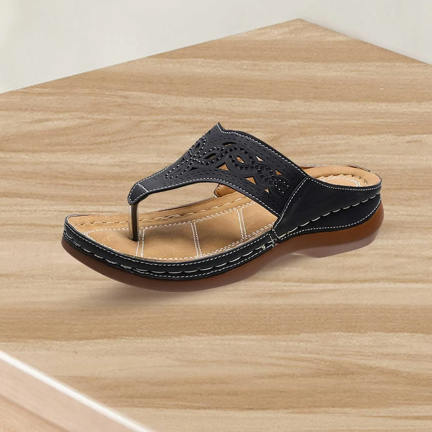 Orthopedic Sandals for Women Wide Orthopedic Womens Slides with Arch Support Sandalias De Mujer Orthopedic Leather Flip Flops Women Orthopedic Leather Sandals for Women Arch Support