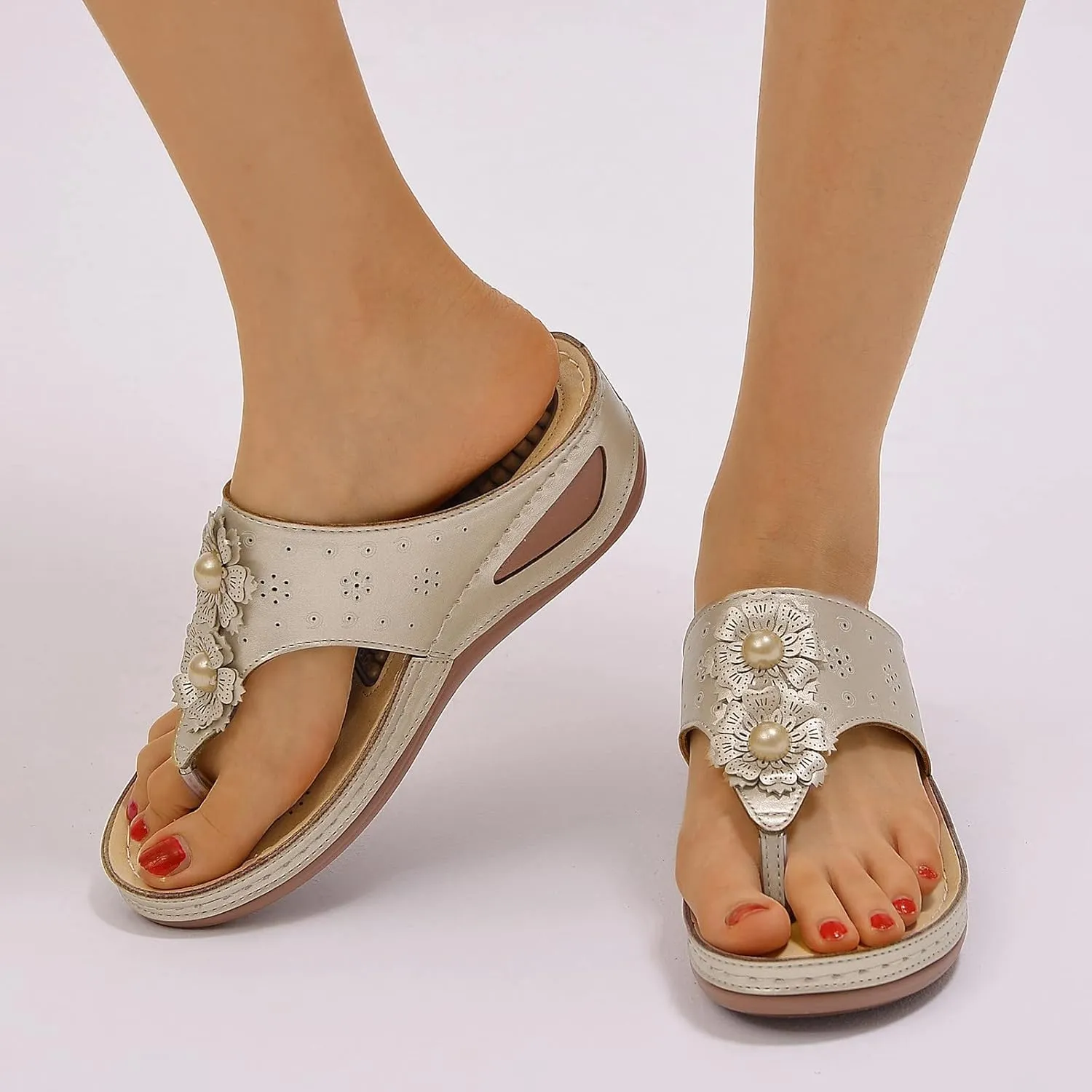 Orthopedic Sandals with Back Strap Orthopedic Womens Fashion Sandals Orthopedic Flip Flops Women 6 Orthotic Womens Sandals Comfortable Dressy Arch Support Womens Summer Shoes Support