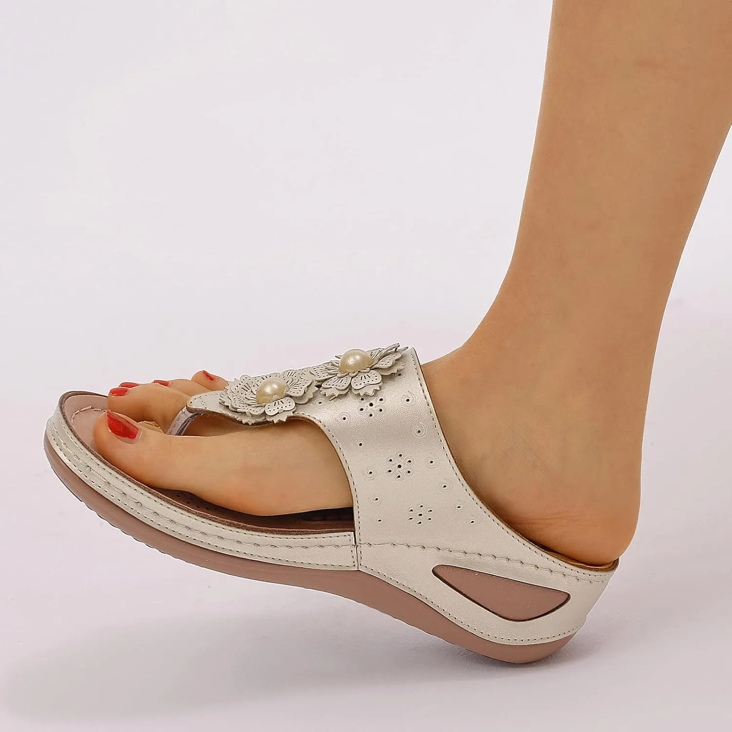 Orthopedic Sandals with Back Strap Orthopedic Womens Fashion Sandals Orthopedic Flip Flops Women 6 Orthotic Womens Sandals Comfortable Dressy Arch Support Womens Summer Shoes Support