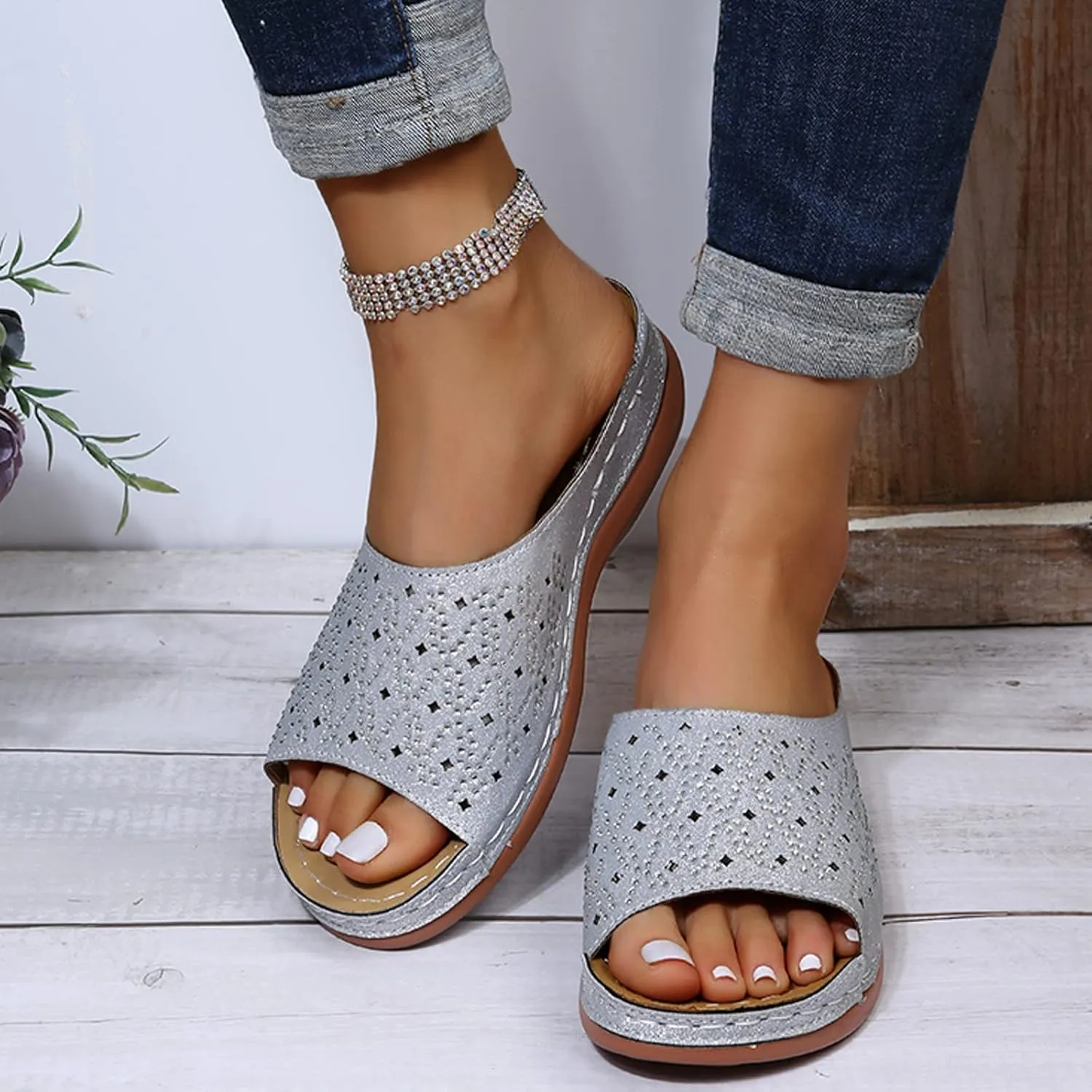 Orthopedic Sandals with Support Orthopedic Summer Shoes Women Comfortable Women's Sandals Orthotic Womens Summer Strappy Sandals Summer Dressy Sexy Sandals with Heels for Women 2025 with Straps