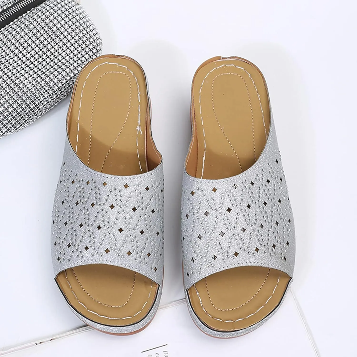 Orthopedic Sandals with Support Orthopedic Summer Shoes Women Comfortable Women's Sandals Orthotic Womens Summer Strappy Sandals Summer Dressy Sexy Sandals with Heels for Women 2025 with Straps