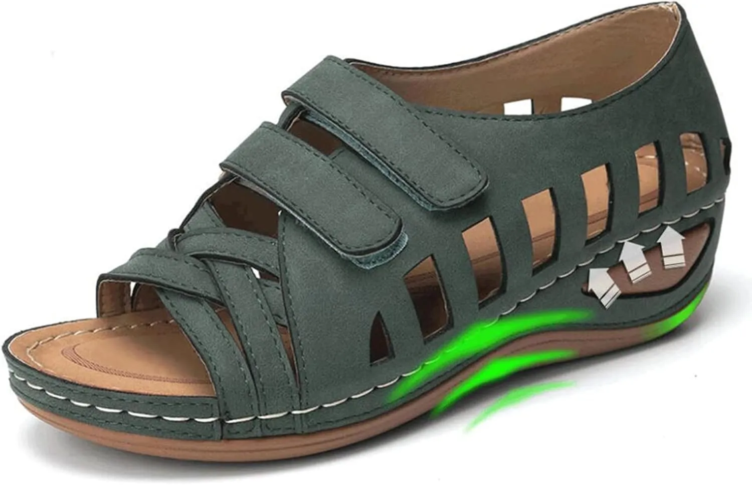 Orthopedic Slipper with Back Strap Orthotic Womens Athletic Sandals Sandals with Straps Orthopedic Womens Elastic Strap Flat Sandals Casual Summer Orthopedic Medical Sandals for Women