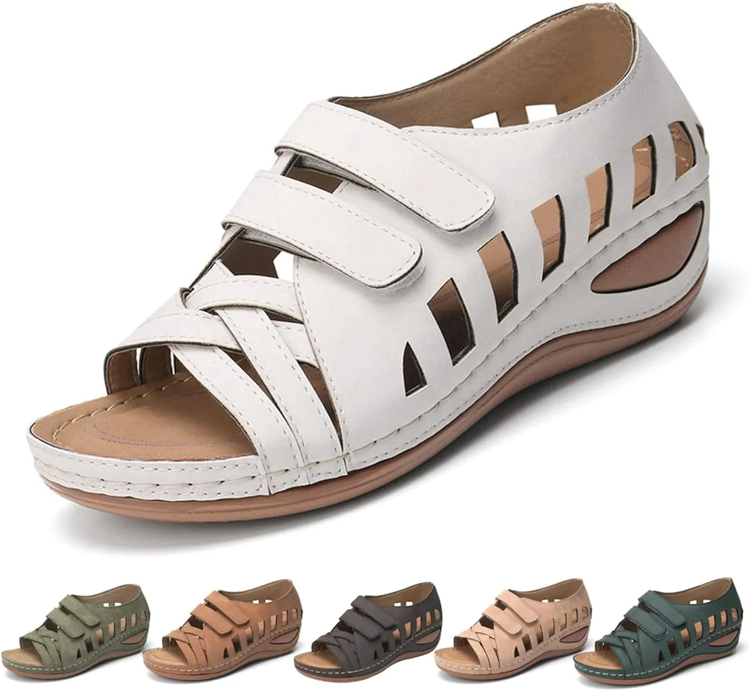 Orthopedic Slipper with Back Strap Orthotic Womens Athletic Sandals Sandals with Straps Orthopedic Womens Elastic Strap Flat Sandals Casual Summer Orthopedic Medical Sandals for Women