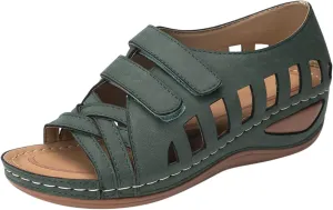 Orthopedic Slipper with Back Strap Orthotic Womens Athletic Sandals Sandals with Straps Orthopedic Womens Elastic Strap Flat Sandals Casual Summer Orthopedic Medical Sandals for Women