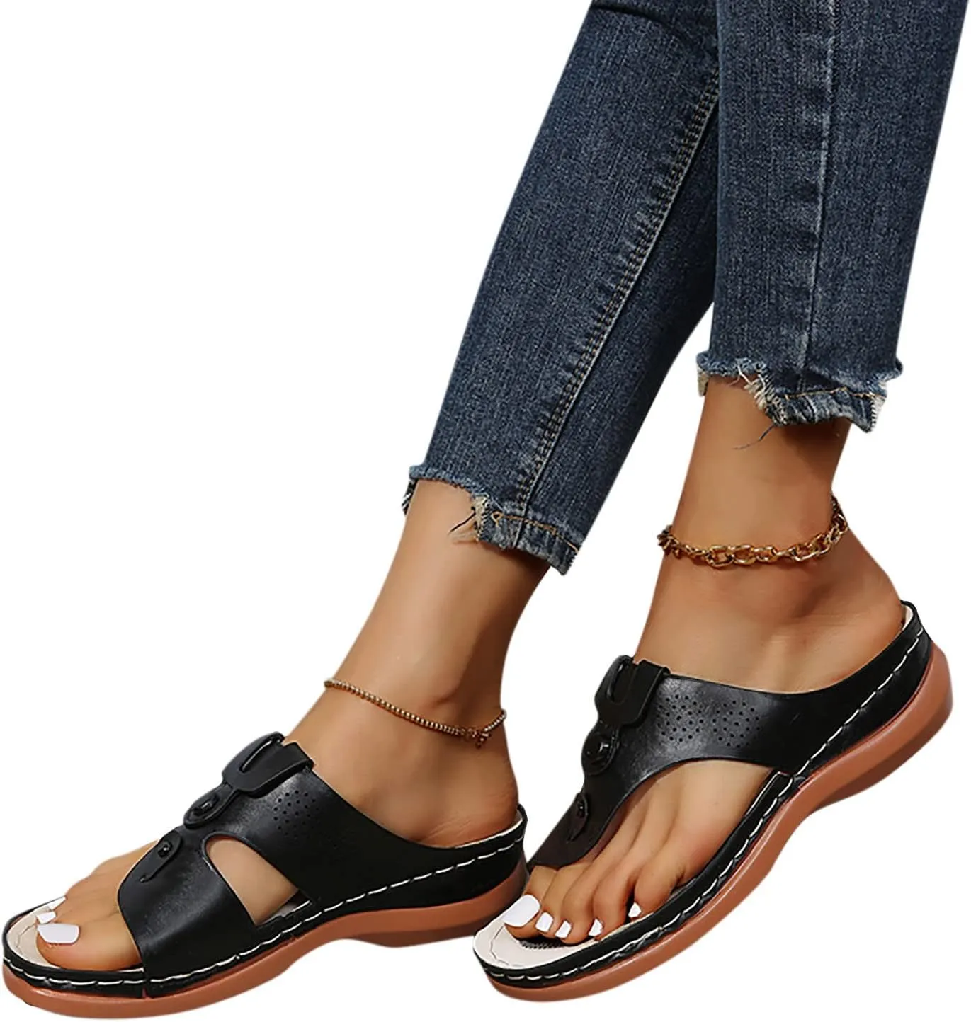 Orthopedic Slippers Women Orthotic Wide Width Sandals for Women Dressy Orthopedic Arch Support Dress Sandals Orthopedic Reef Women Flip Flops Orthopedic Cute Summer Sandals for Women 2025