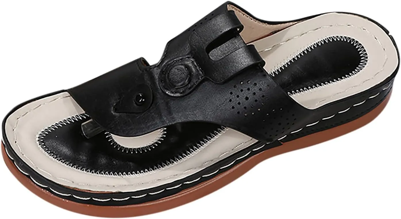 Orthopedic Slippers Women Orthotic Wide Width Sandals for Women Dressy Orthopedic Arch Support Dress Sandals Orthopedic Reef Women Flip Flops Orthopedic Cute Summer Sandals for Women 2025