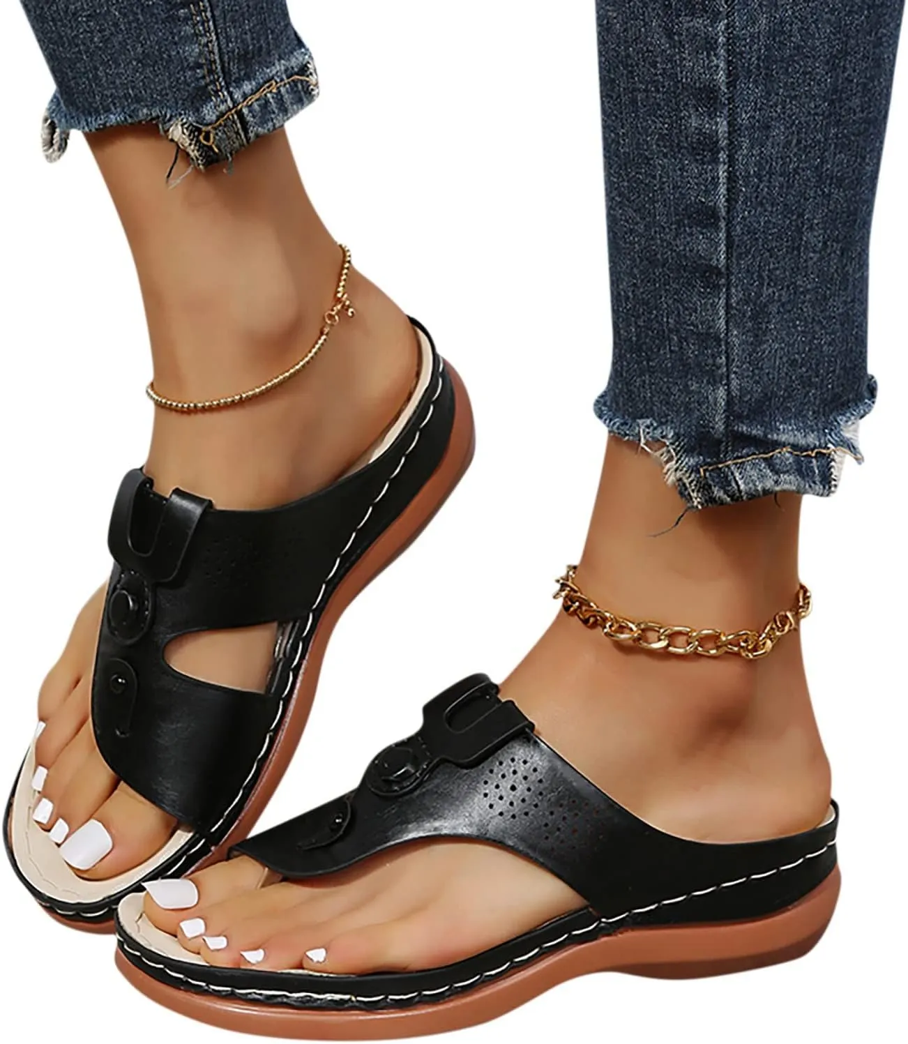 Orthopedic Slippers Women Orthotic Wide Width Sandals for Women Dressy Orthopedic Arch Support Dress Sandals Orthopedic Reef Women Flip Flops Orthopedic Cute Summer Sandals for Women 2025