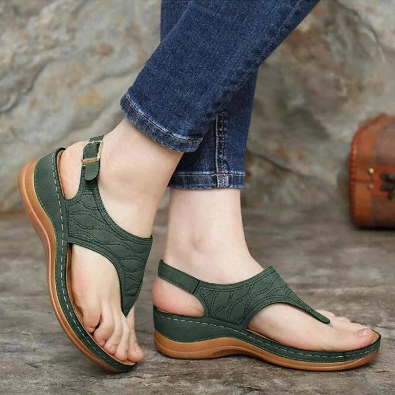 Orthotic Sandals for Women Orthotic Womens Shoes Dressy Casual Sandals Summer Shoes for Women 2025 Orthotic Womens Sandals with Arch Support Wide Orthopedic Flip Flops Women Plantar Fasciitis