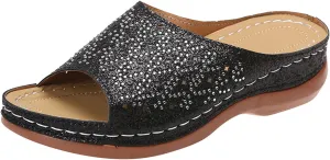Orthotic Slippers with Back Orthotic Womens Strappy Sandals Orthopedic Sandalias OrtopDicas De Mujer Orthopedic Extra Wide Sandals for Women Wide Width Comfortable Sandals for Women Dressy