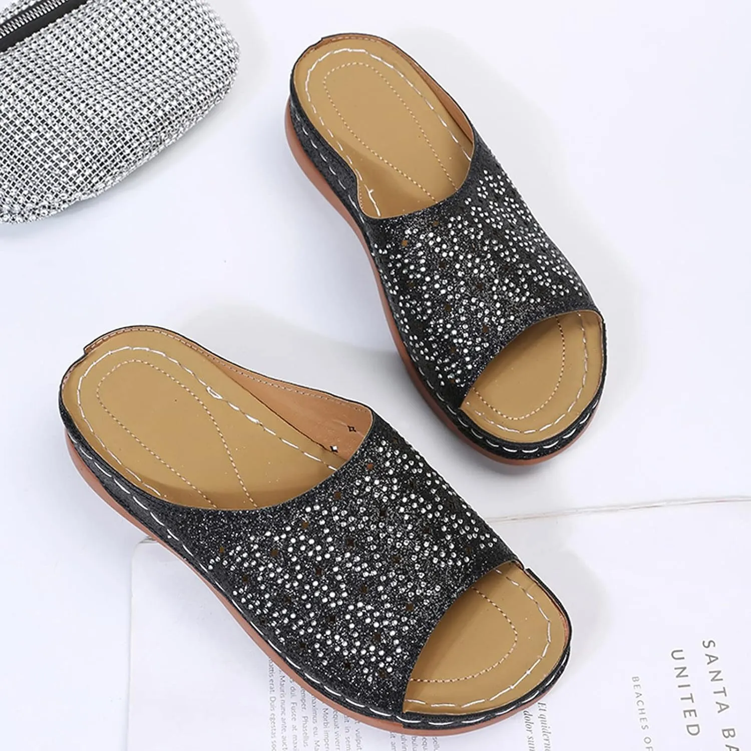Orthotic Slippers with Back Orthotic Womens Strappy Sandals Orthopedic Sandalias OrtopDicas De Mujer Orthopedic Extra Wide Sandals for Women Wide Width Comfortable Sandals for Women Dressy