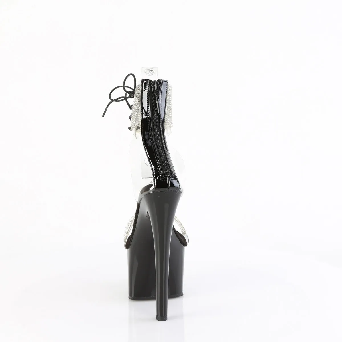 PASSION-727RS Pleaser Black Sexy Exotic Dancer Bling Platform Shoes
