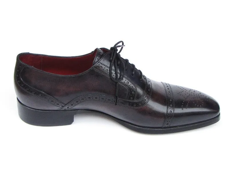Paul Parkman Men's Captoe Oxfords - Bronze & Black Shoes