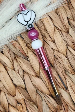 Pen-Stethoscope Heart (White)