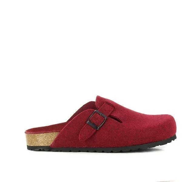 Plakton 101539 Burgundy Women's Clogs