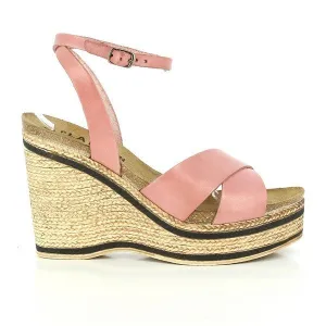 Plakton 783103 Pink Slingback Espadrille Wedges