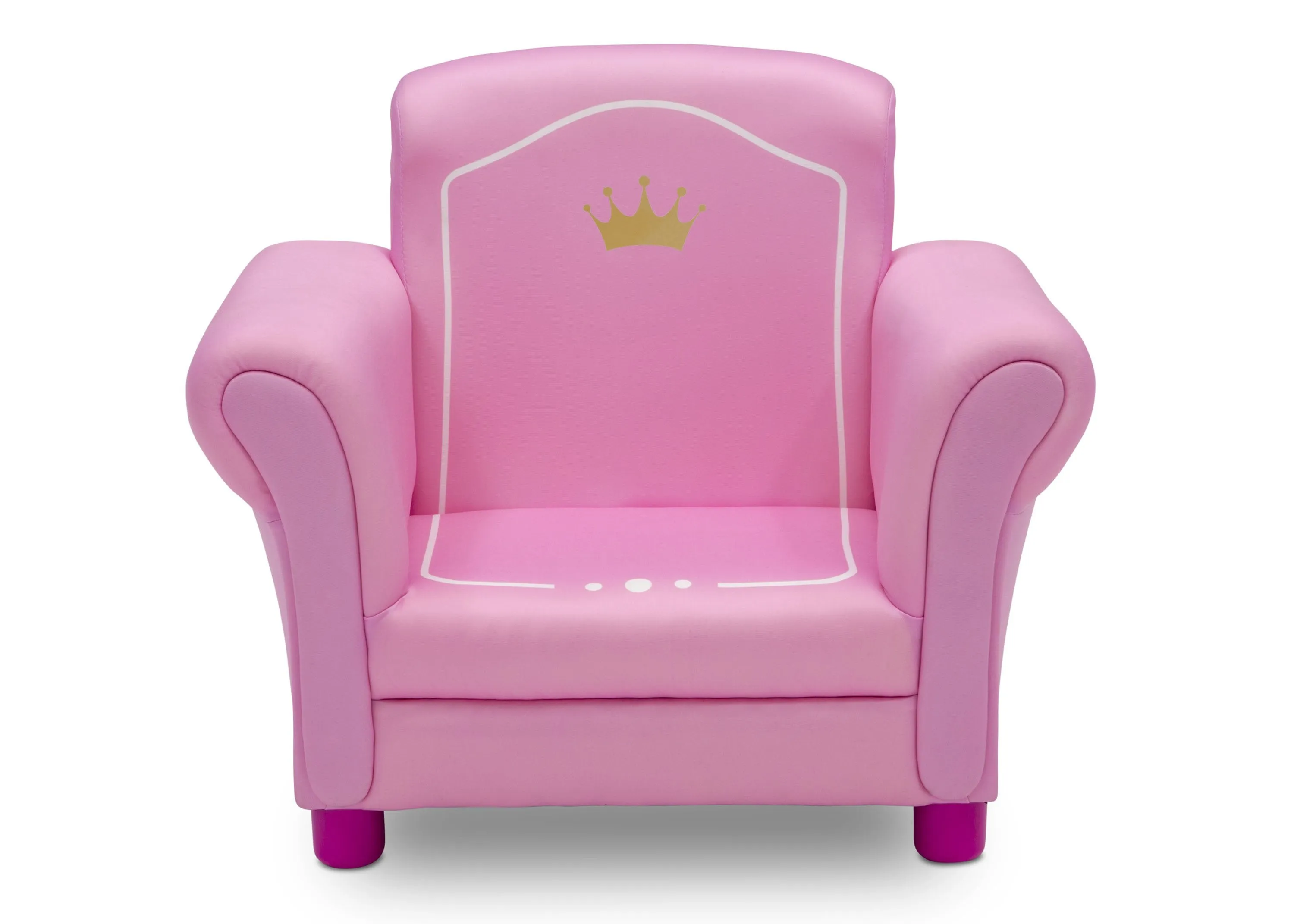 Princess Crown Kids Upholstered Chair
