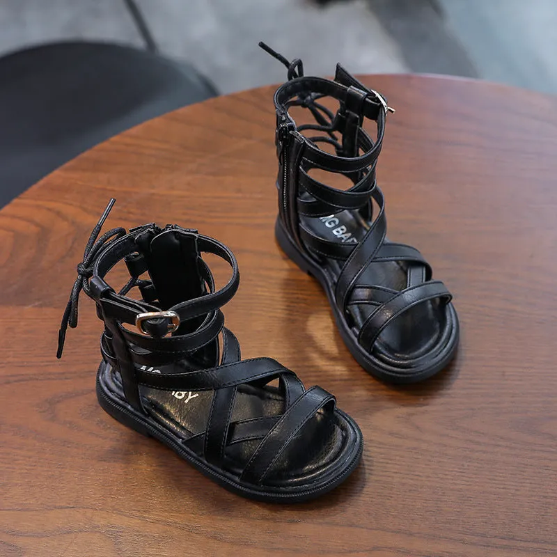 Princess High-Tube Sandals for Girls