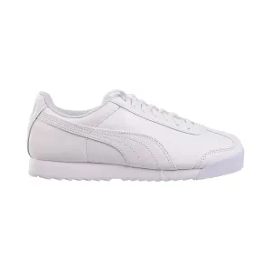 Puma Roma Basic JR Big Kids Shoes White/Light Gray