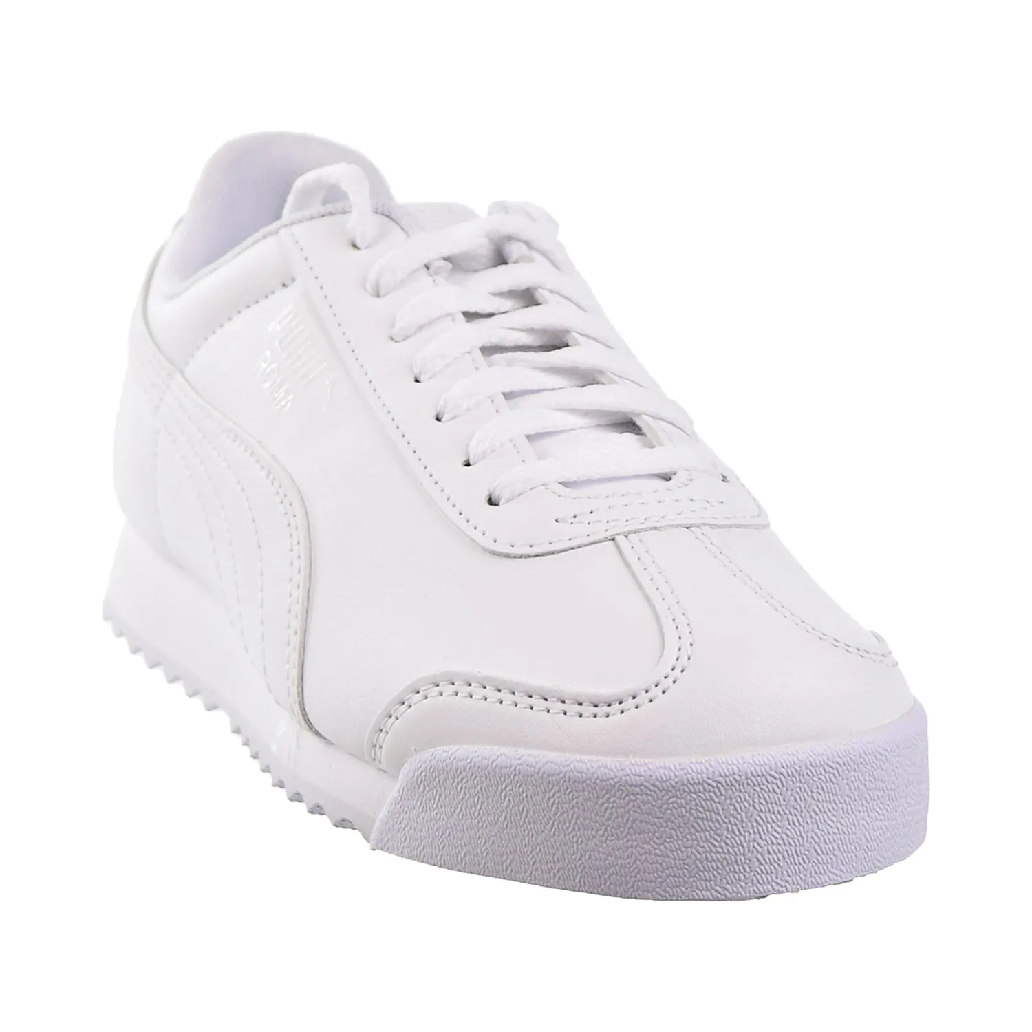 Puma Roma Basic JR Big Kids Shoes White/Light Gray