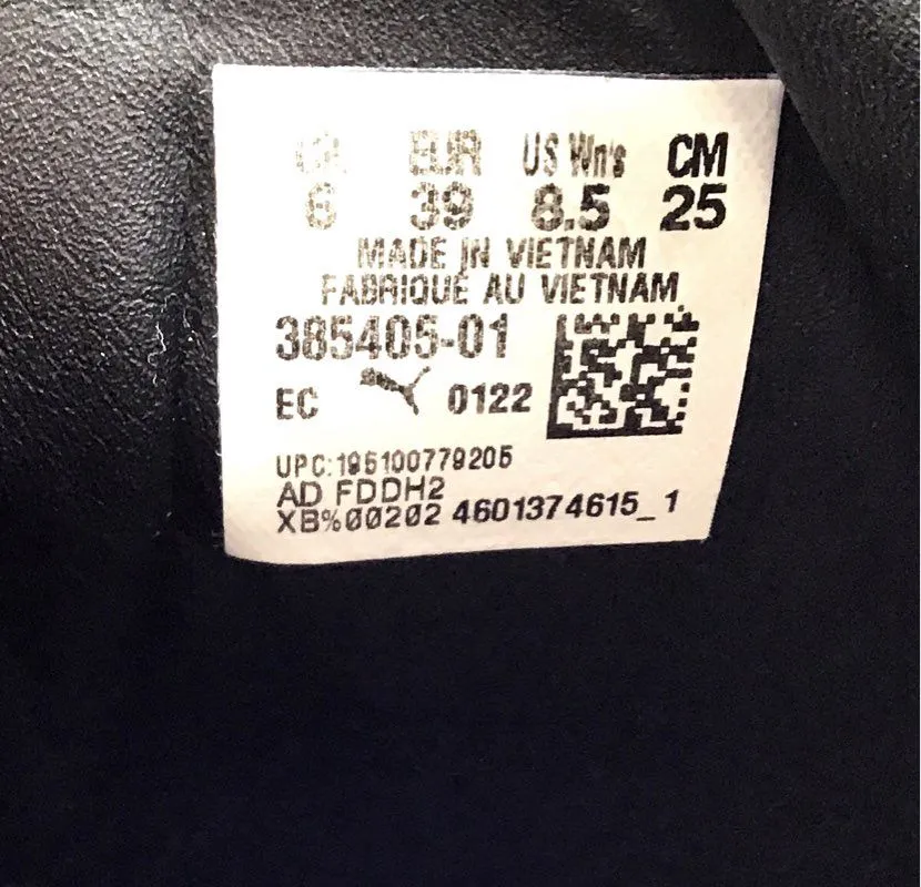 Puma Women's Black Mayze Glow Platform Shoes - Size 8.5