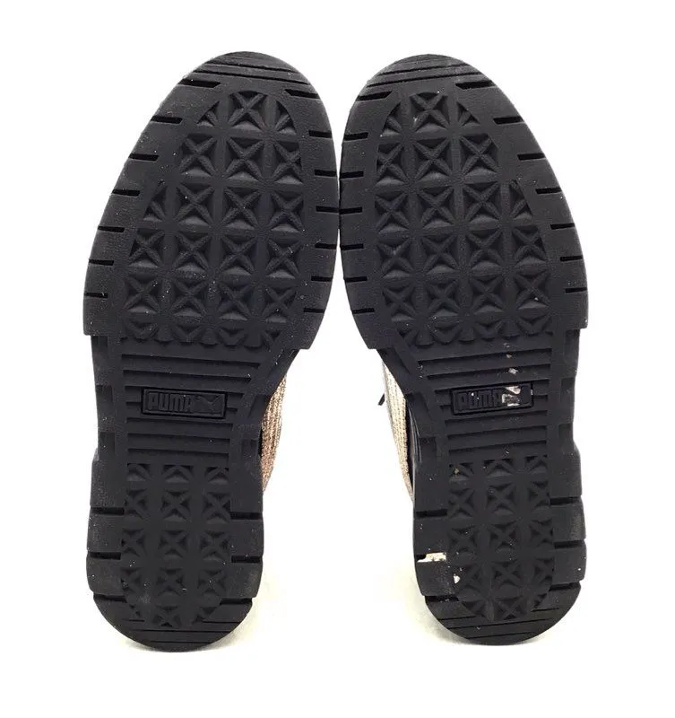 Puma Women's Black Mayze Glow Platform Shoes - Size 8.5