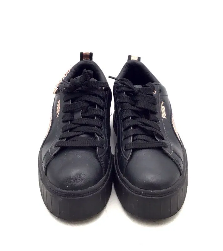 Puma Women's Black Mayze Glow Platform Shoes - Size 8.5