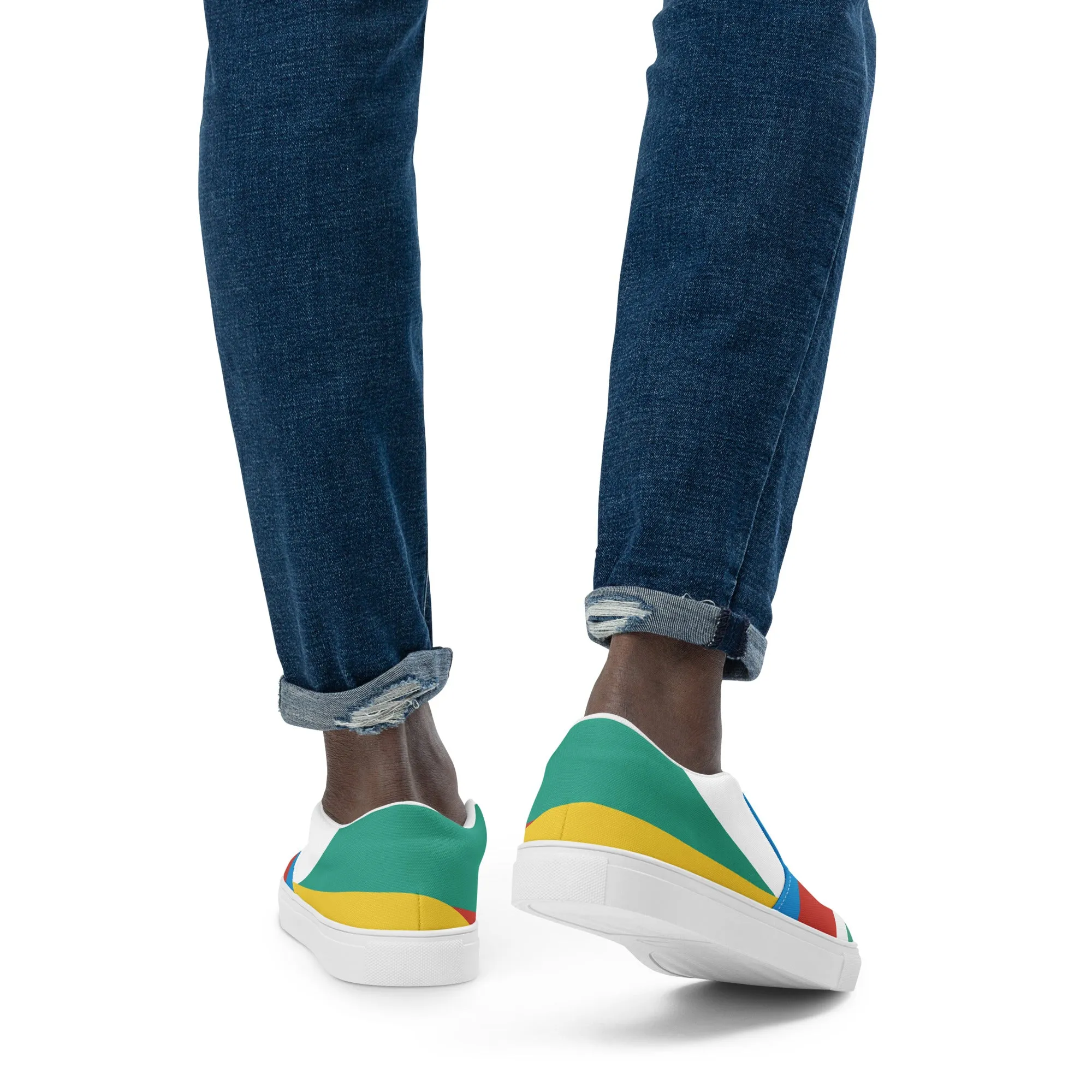 RAY OF LIGHT Men’s Slip-On Canvas Shoes