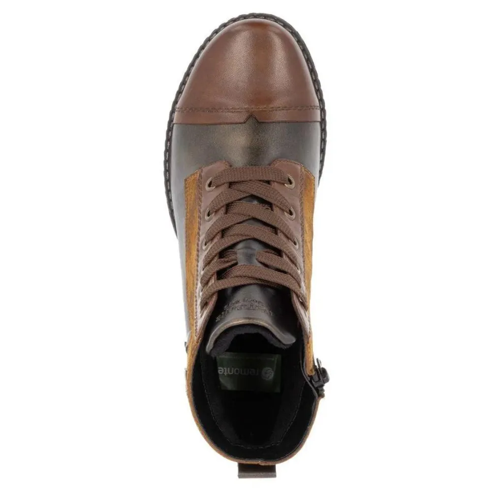 Remonte Chandra 81 Chestnut/Antique Leather Bootie (Women's)