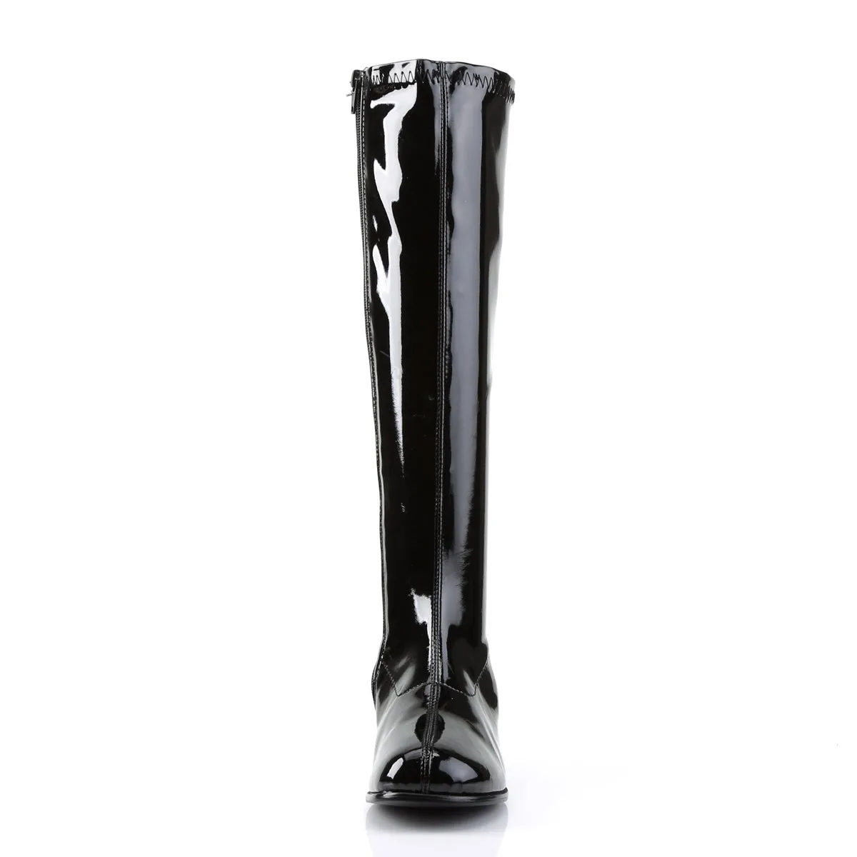RETRO-300 Funtasma Black Patent Fancy Dress Women's Boots (Fantasy Footwear)