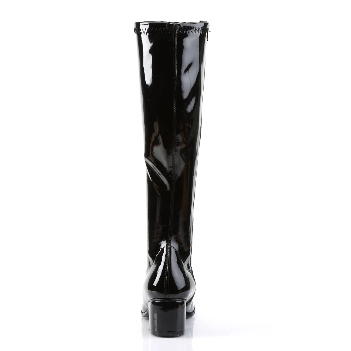 RETRO-300 Funtasma Black Patent Fancy Dress Women's Boots (Fantasy Footwear)