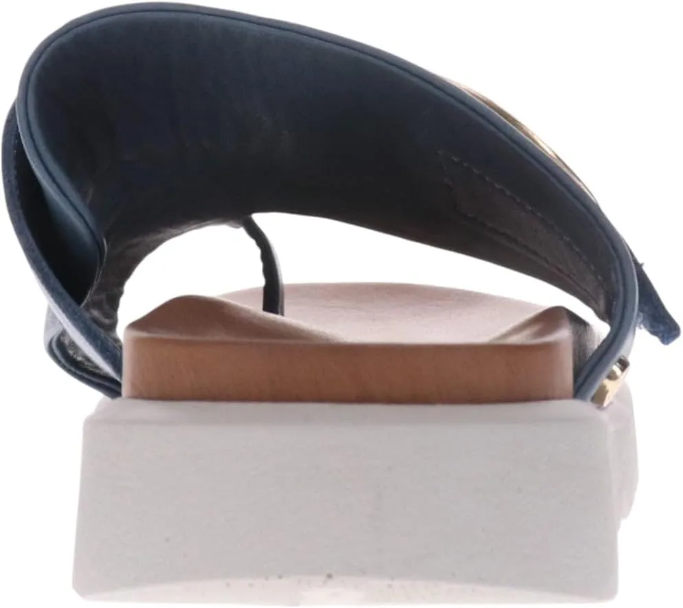 Revere Biscay Womens Sandals - Premium Leather, Toe Post Slide Sandals, Adjustable Straps, Arch Support, Shock-Absorbing, Stylish & Comfortable for Travel & Daily Wear