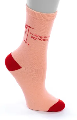 Rolling With My Homie Crew Socks