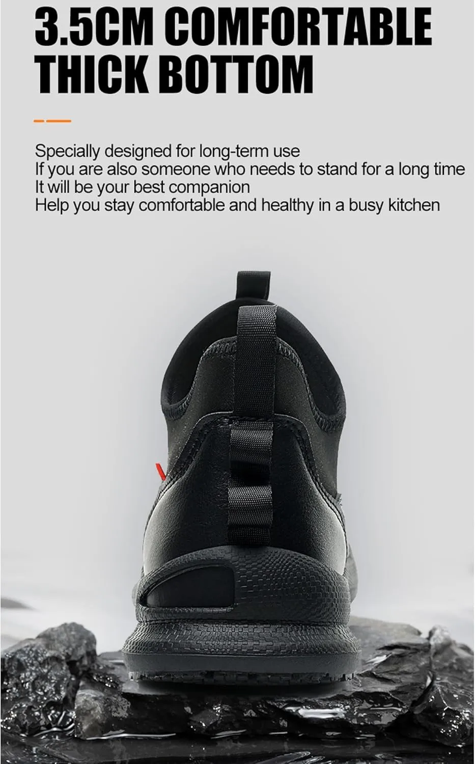 Safety Shoes Men's Shoes Waterproof Non-Slip oilproof Work Anti-Smash