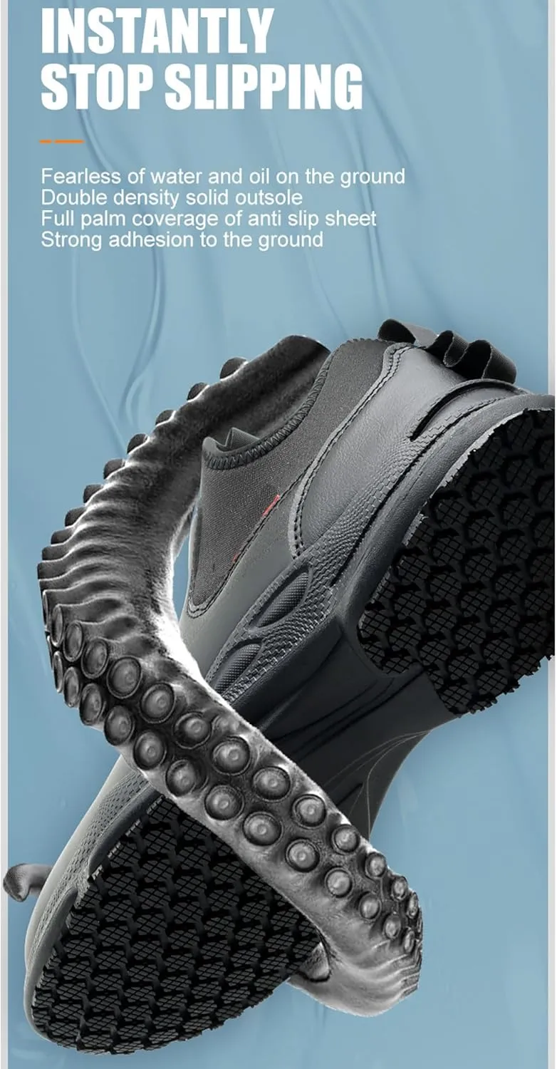 Safety Shoes Men's Shoes Waterproof Non-Slip oilproof Work Anti-Smash