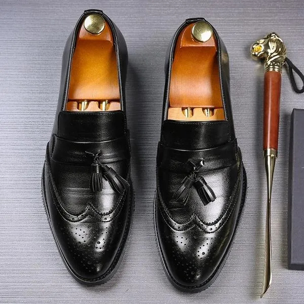 Shoes - New Men's Tassel Brogue Shoes