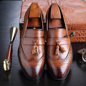 Shoes - New Men's Tassel Brogue Shoes