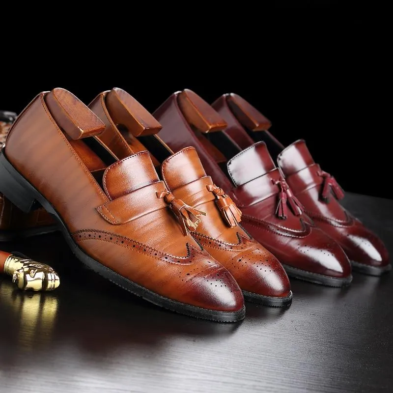 Shoes - New Men's Tassel Brogue Shoes