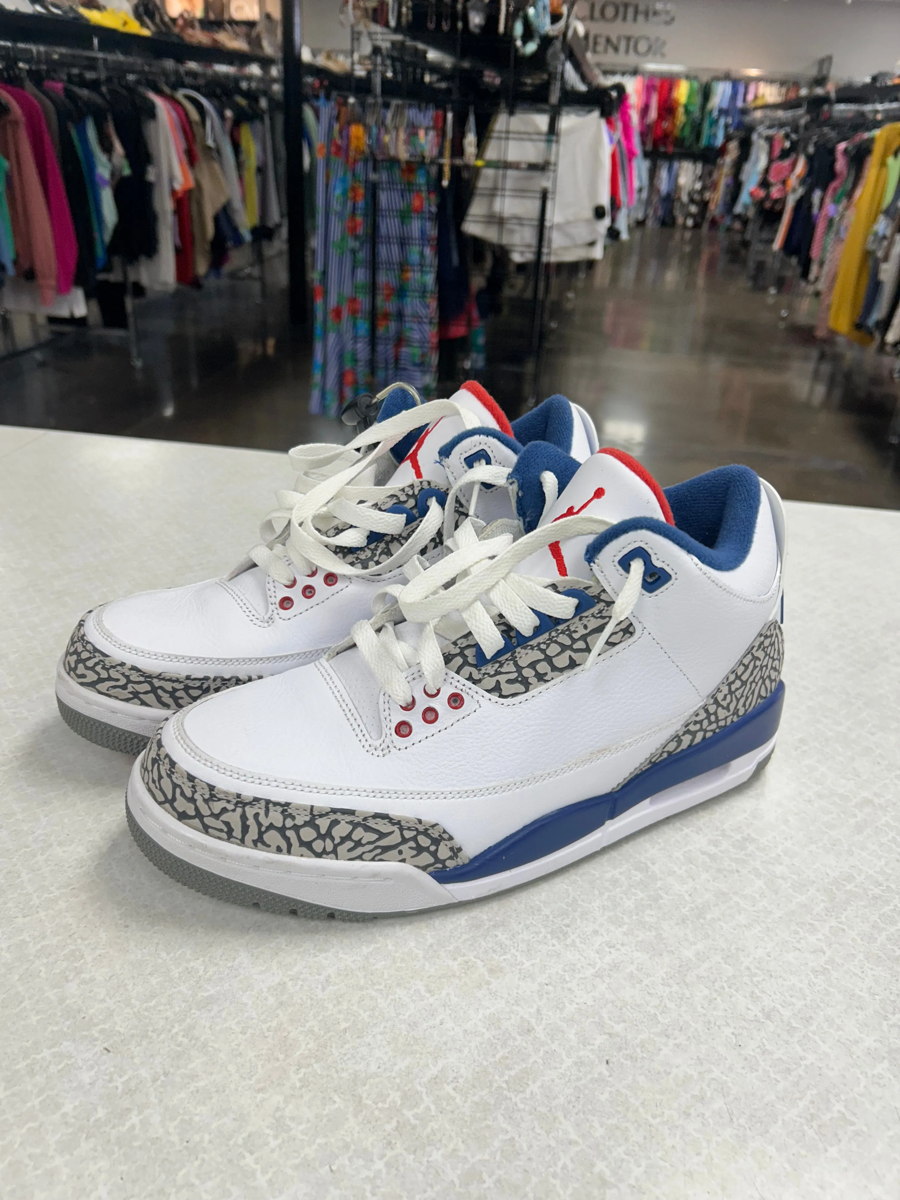 Shoes Sneakers By Nike In Blue & Red & White, Size:9