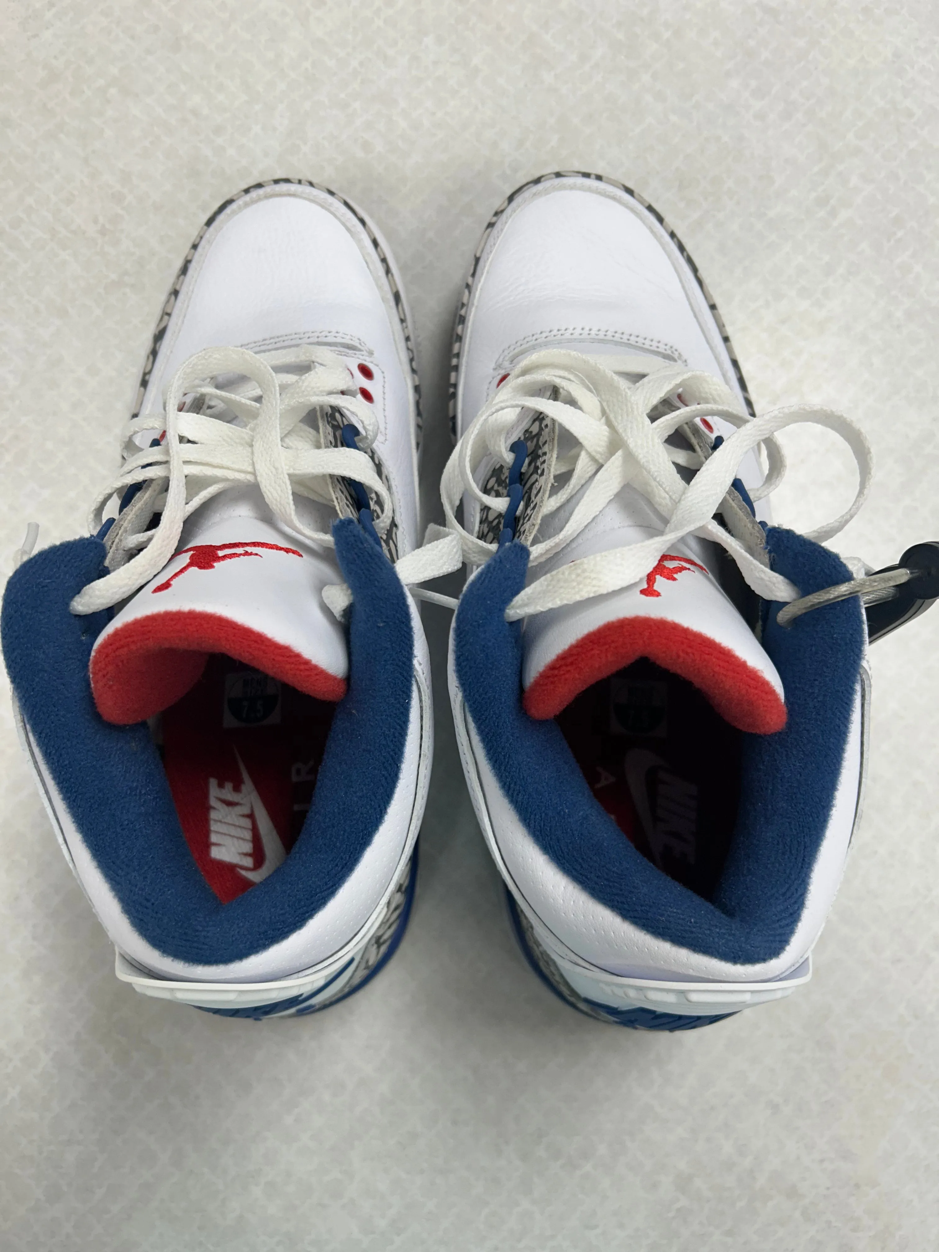 Shoes Sneakers By Nike In Blue & Red & White, Size:9