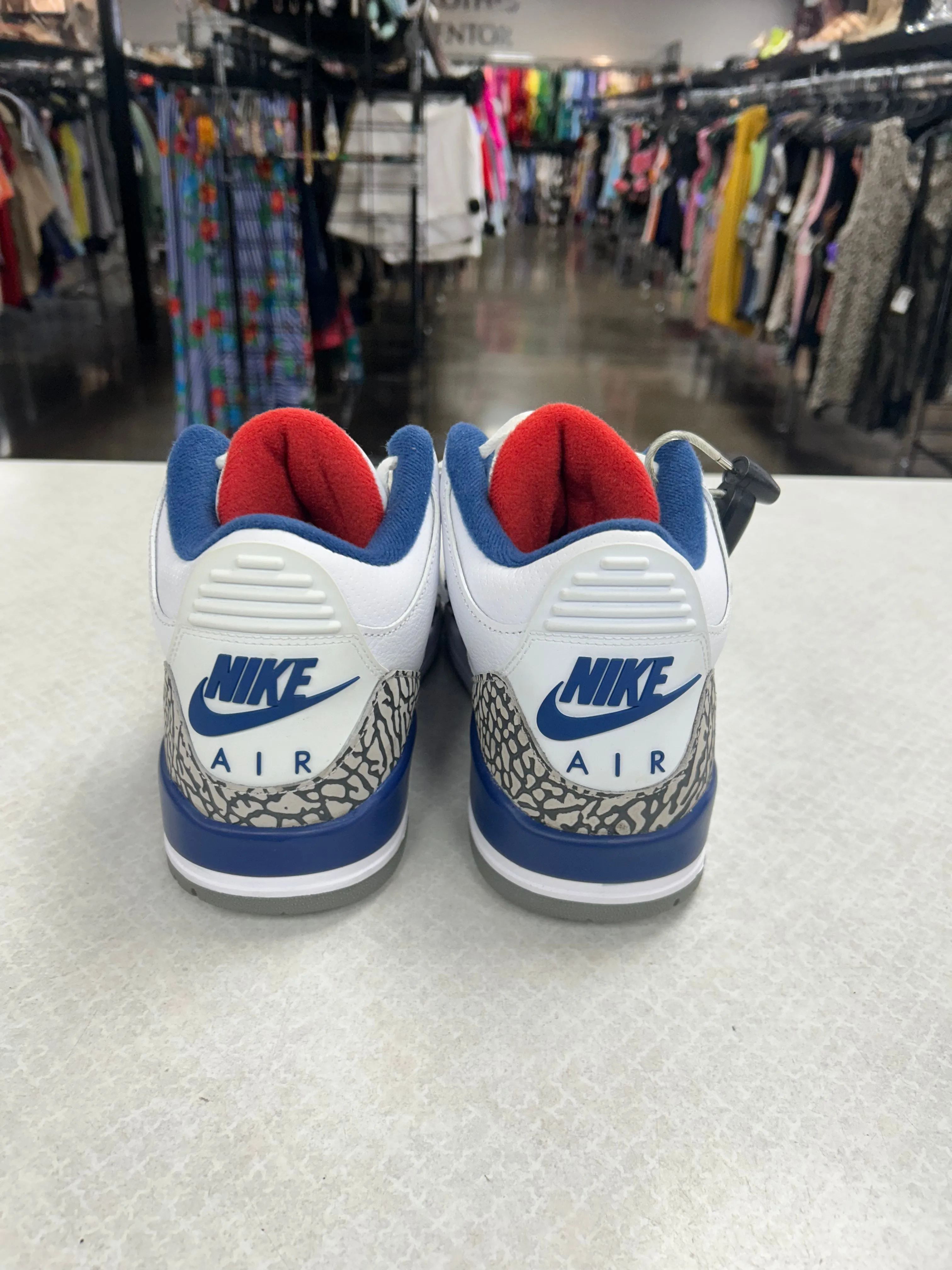 Shoes Sneakers By Nike In Blue & Red & White, Size:9