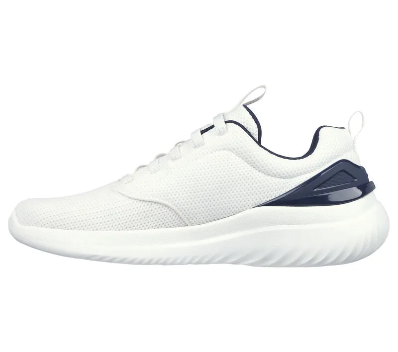 Skechers MEN'S Bounder 2.0 - Howlite #232675 WHT/Navy