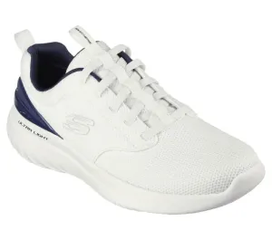 Skechers MEN'S Bounder 2.0 - Howlite #232675 WHT/Navy