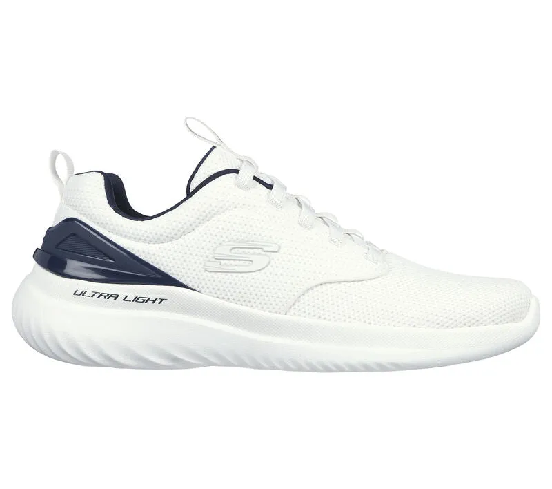 Skechers MEN'S Bounder 2.0 - Howlite #232675 WHT/Navy