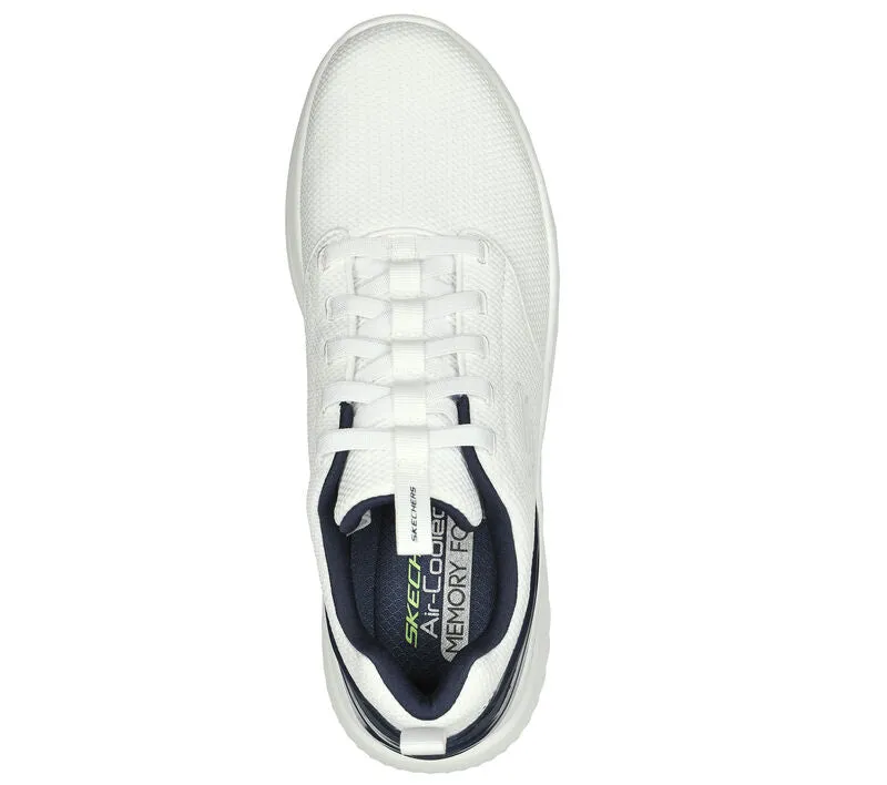 Skechers MEN'S Bounder 2.0 - Howlite #232675 WHT/Navy