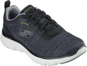 Skechers - Mens Flex Advantage 5.0 - Arlus Sneakers, Color Black/Lime, Size: 9 M US