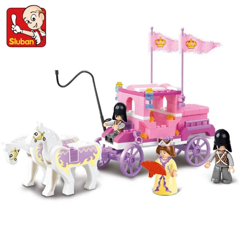 Sluban Girl's Dream Royal Carriage Building Block for Ages 6 