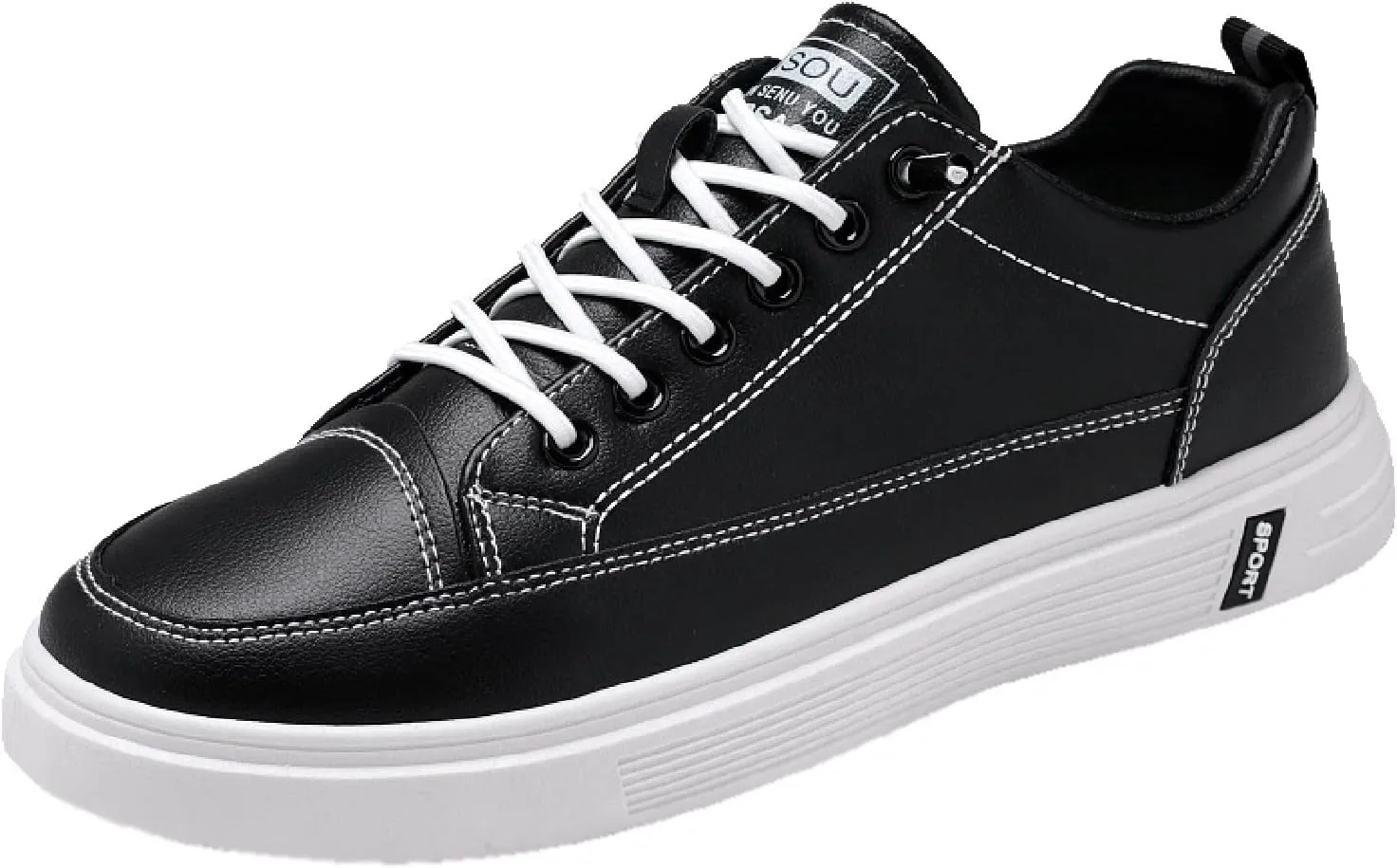 Sneakers Business Breathable Men All Breathable Leather Casual